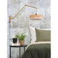 GOOD&MOJO Wandlamp Palawan naturel / 4015 wit L