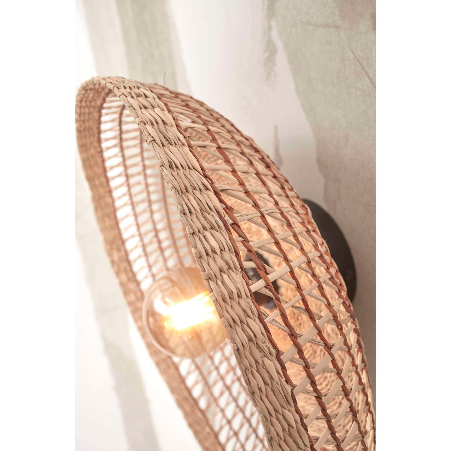 GOOD&MOJO wandlamp pantanal 45 cm naturel/bruin