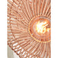 GOOD&MOJO wandlamp zanzibar plat 40 cm S naturel