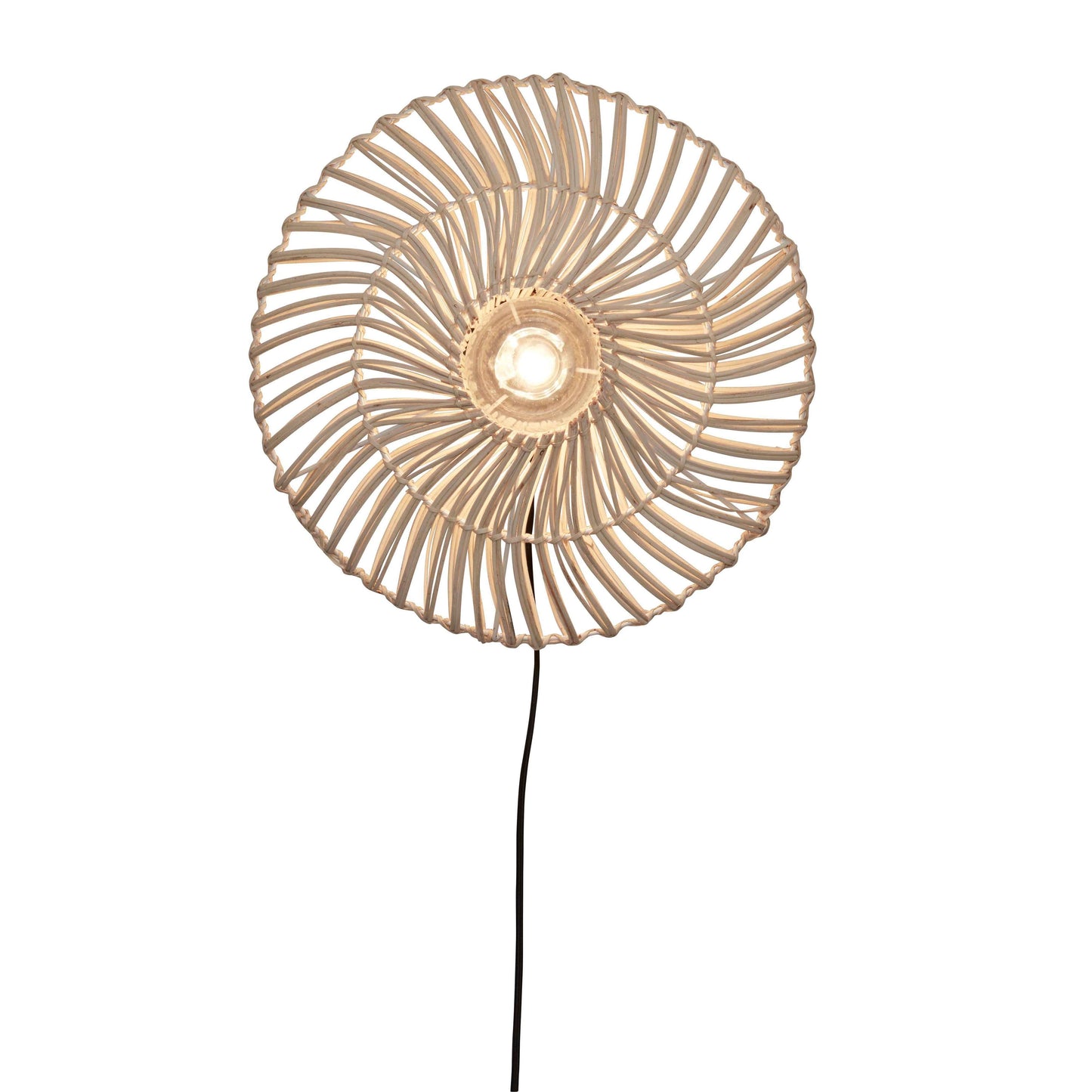 GOOD&MOJO wandlamp zanzibar plat 40 cm S wit