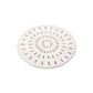 HKliving Swirl vloerkleed/badmat M wit