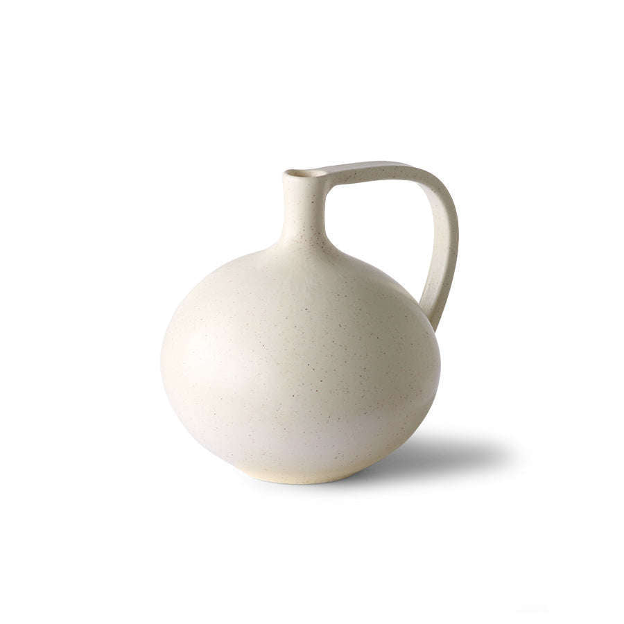 HKliving ceramic pot M wit gespikkeld