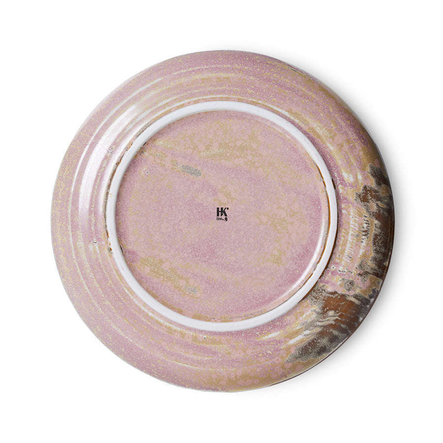 HKliving Chef ceramics bord rustic pink