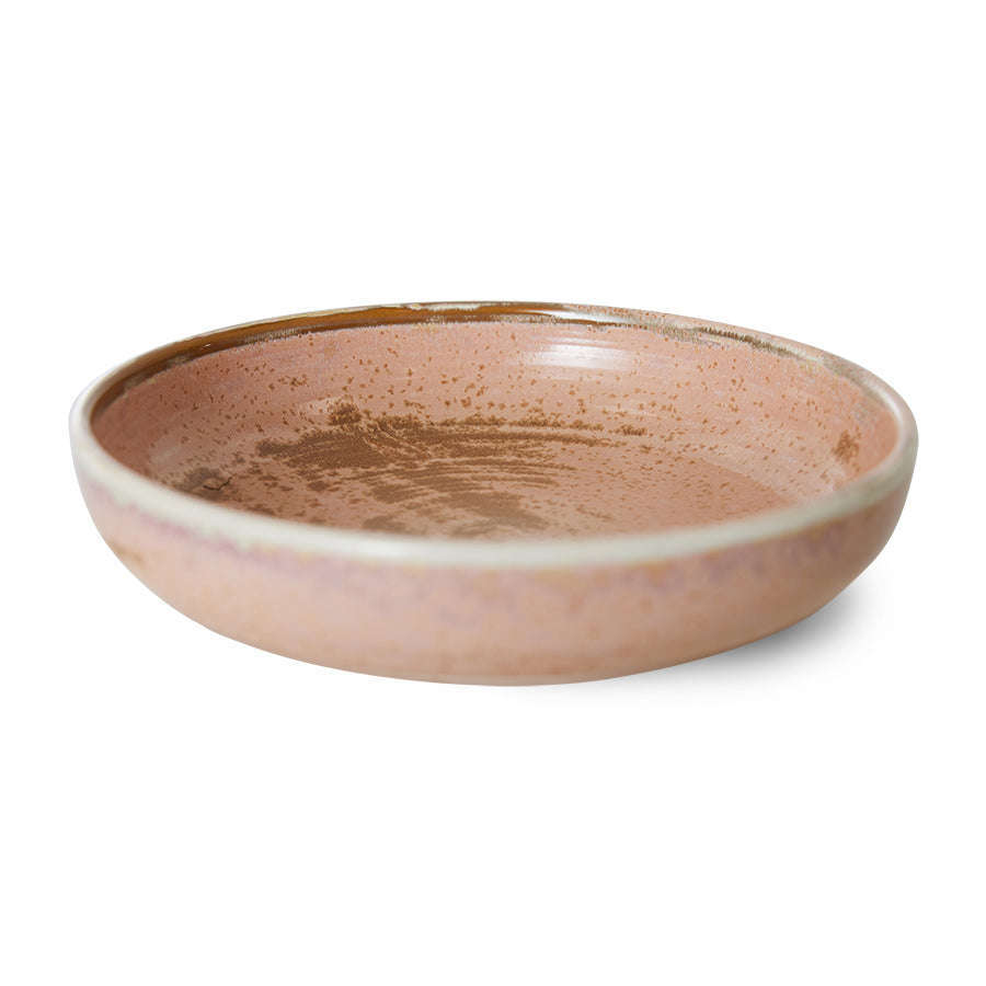 HKliving Chef ceramics diep bord L rustic pink