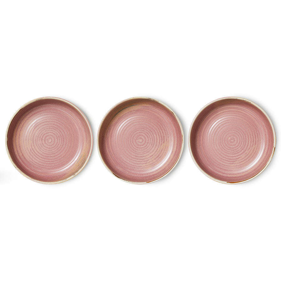 HKliving Chef ceramics diep bord L rustic pink