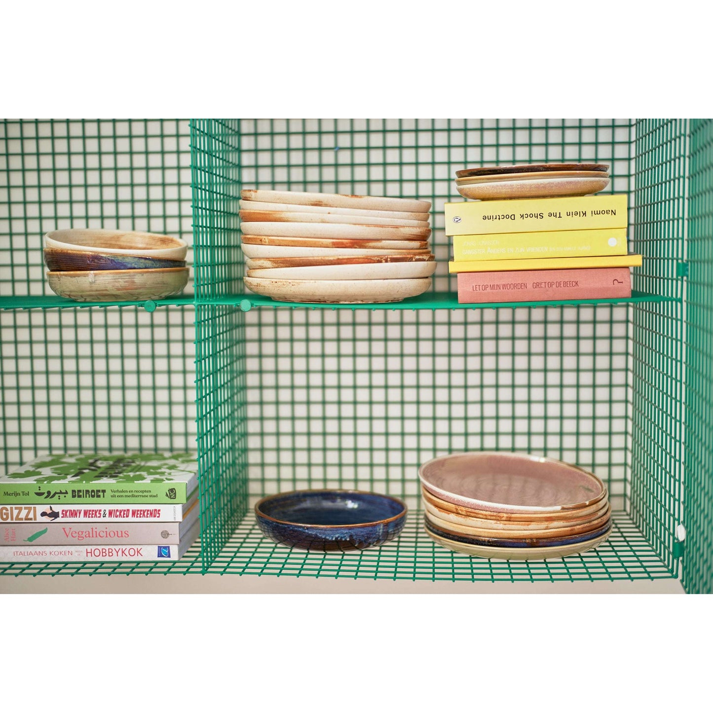 HKliving Chef ceramics diep bord M moss green