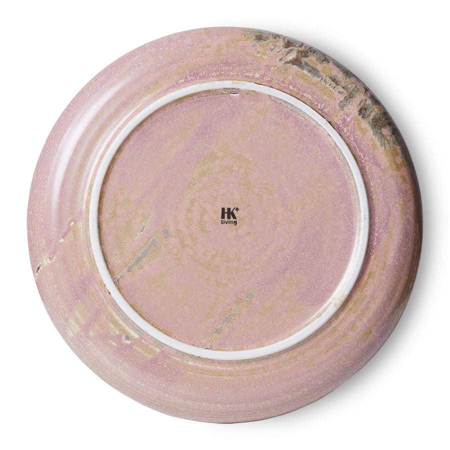 HKliving Chef ceramics dinerbord rustic pink