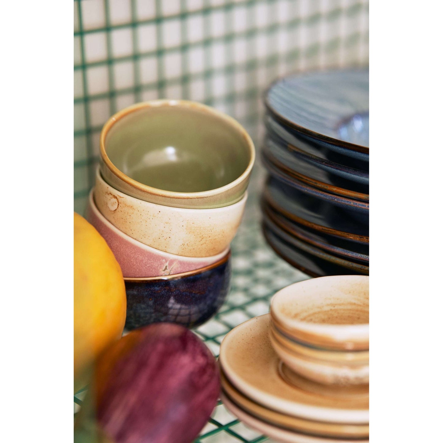 HKliving Chef ceramics kom  moss green