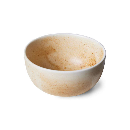 HKliving Chef ceramics kom  rustic cream/brown