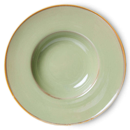 HKliving Chef ceramics pastabord moss green