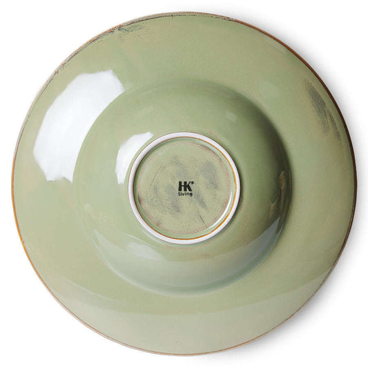 HKliving Chef ceramics pastabord moss green