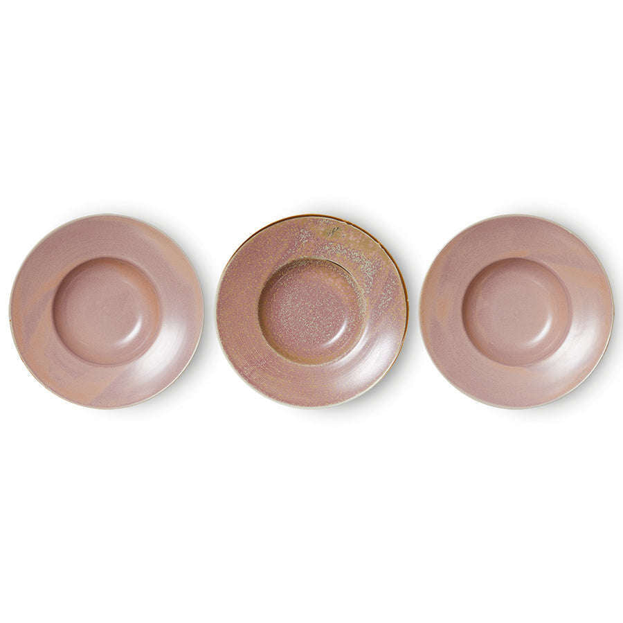 HKliving Chef ceramics pastabord rustic pink