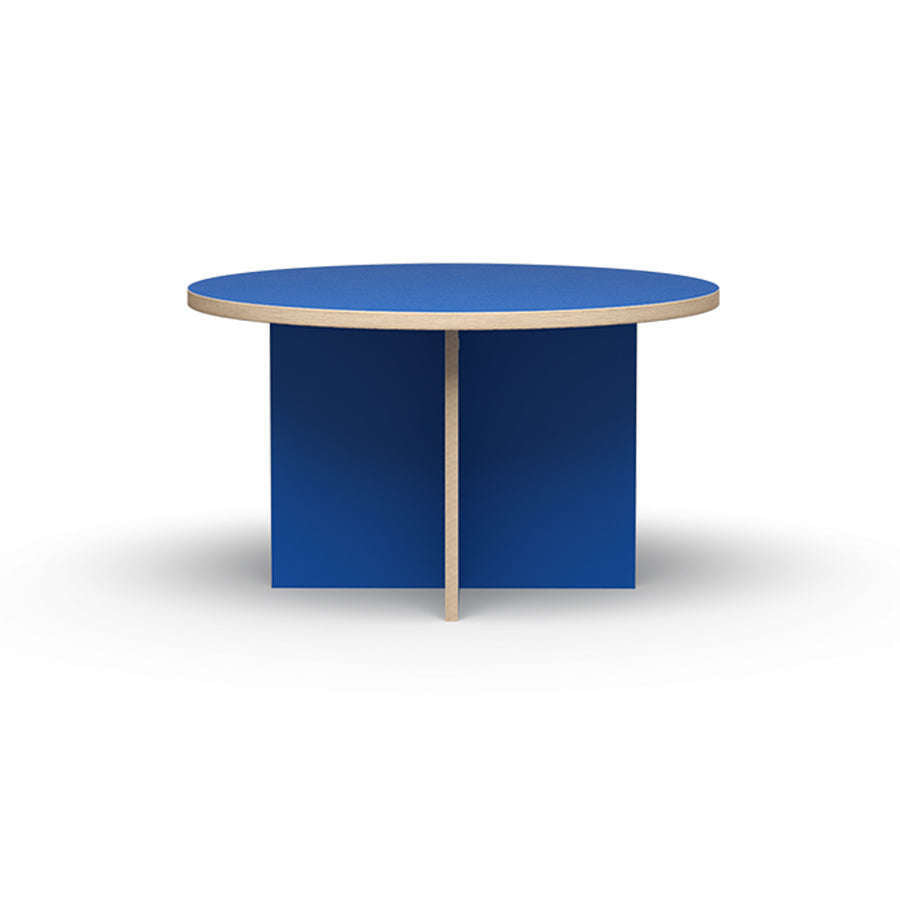 HKliving eettafel rond blauw