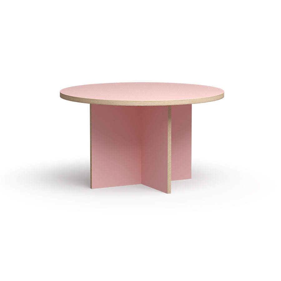 HKliving eettafel rond roze