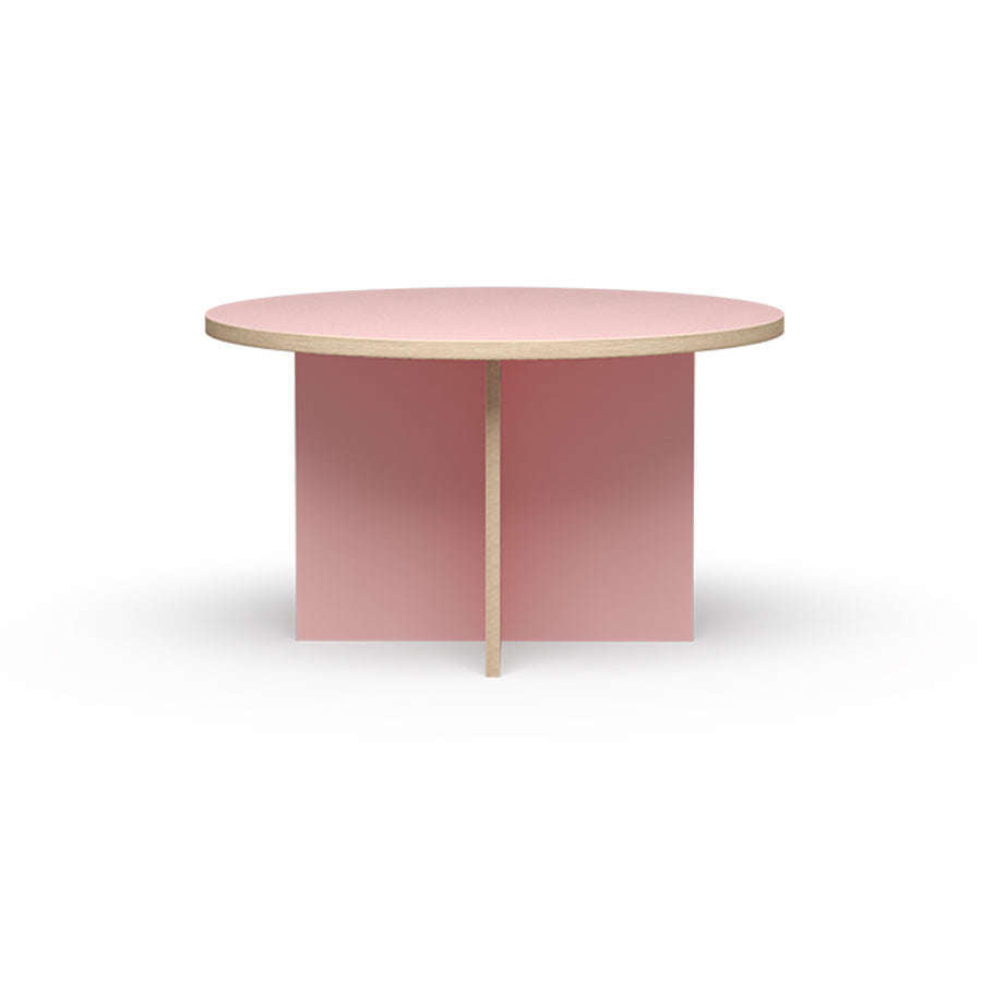 HKliving eettafel rond roze