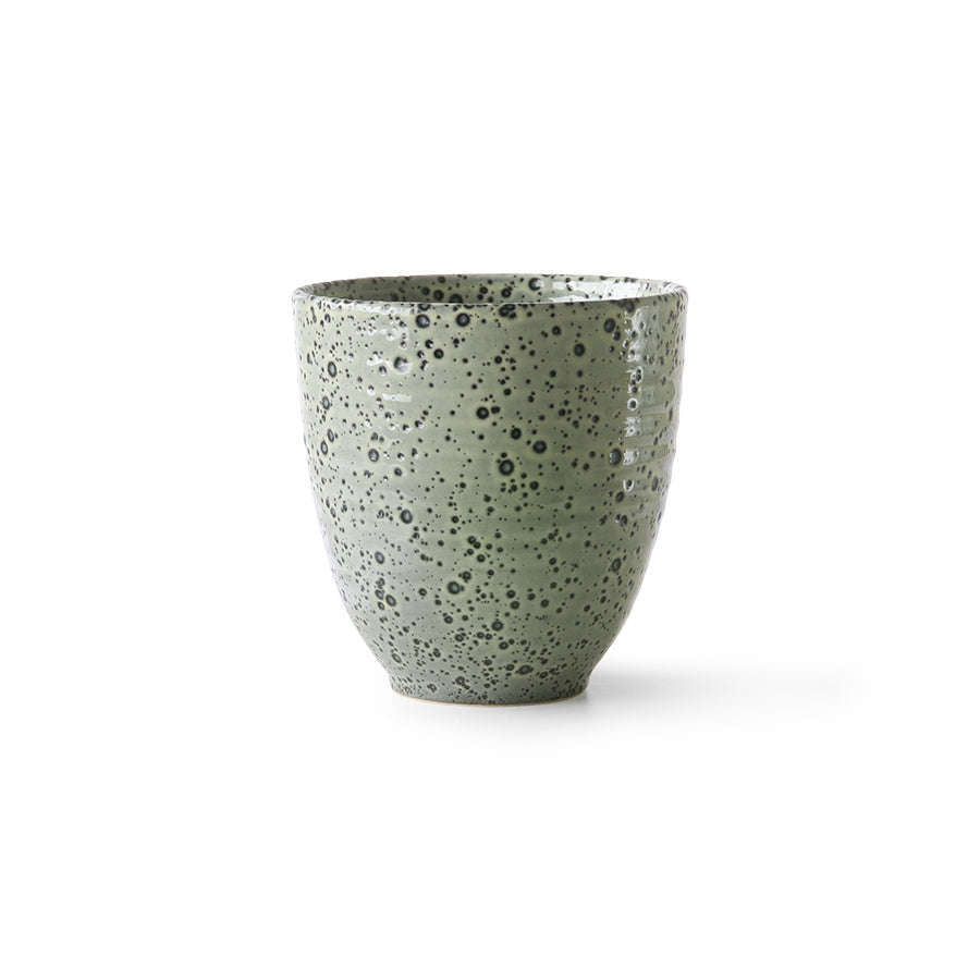 HKliving gradient ceramics: mok groen (set van 4)