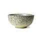 HKliving gradient ceramics: schaal groen (set van 4)
