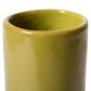 HKliving HK objects: ceramic twisted vaas glossy olive