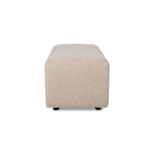 HKliving jax bank: element hocker small boucle taupe / beige