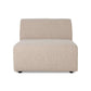 HKliving jax bank: element midden boucle taupe