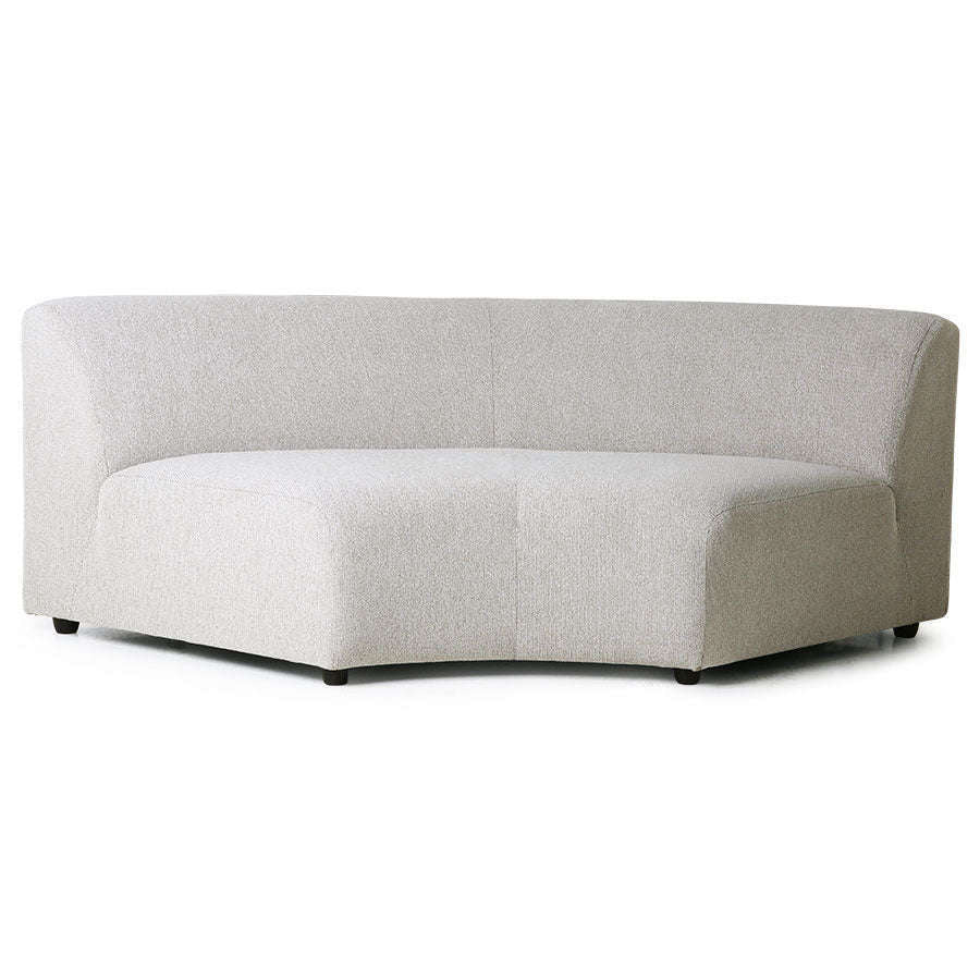 HKliving jax couch element rond sneak grijs