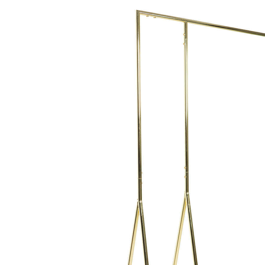 HKliving kledingrek met hanger/hook set brass