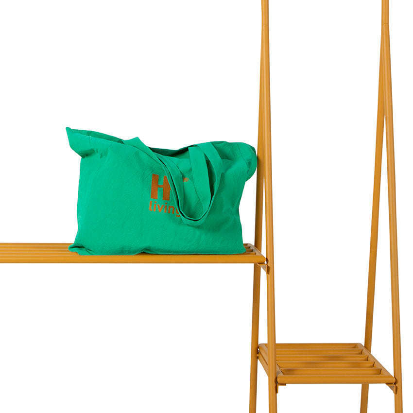 HKliving kledingrek met hanger/hook set ginger oranje