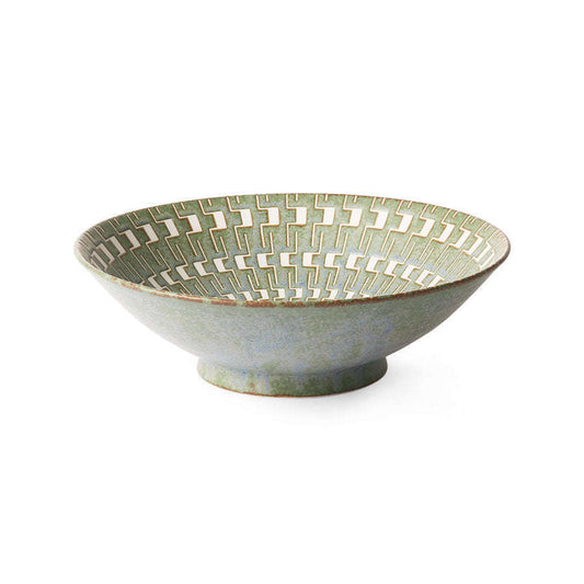 HKliving kyoto ceramics: japanese ceramic salade schaal