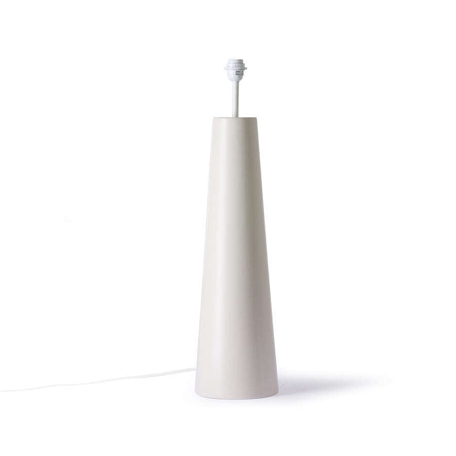 HKliving lampenvoet staand cone XL beige