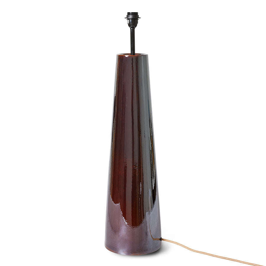 HKliving lampenvoet staand cone XL bruin