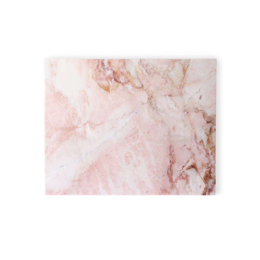 HKliving marmer snijplank roze gepolijst