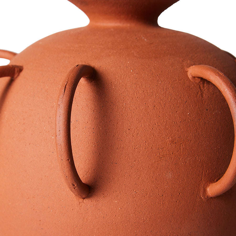 HKliving Objects vaas handles terracotta