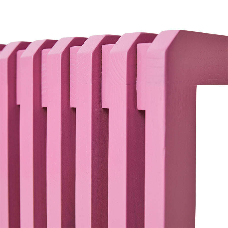 HKliving slatted bankje L hot pink