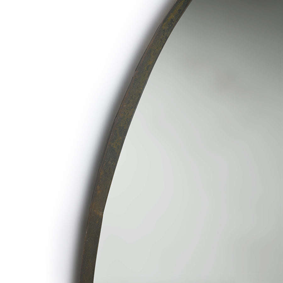 HKliving spiegel metalen rond frame 80 cm