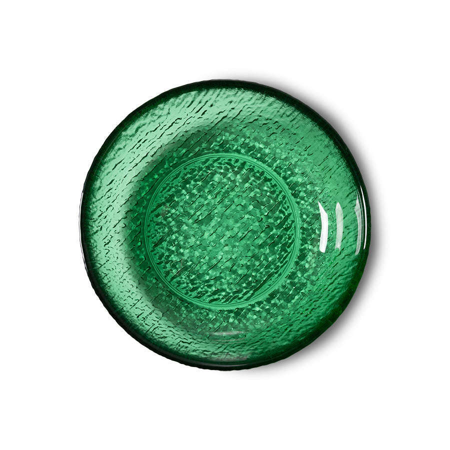 HKliving the emeralds: glas dessert schaaltje groen