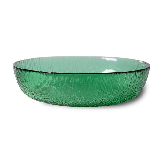 HKliving the emeralds: glas salade schaal groen