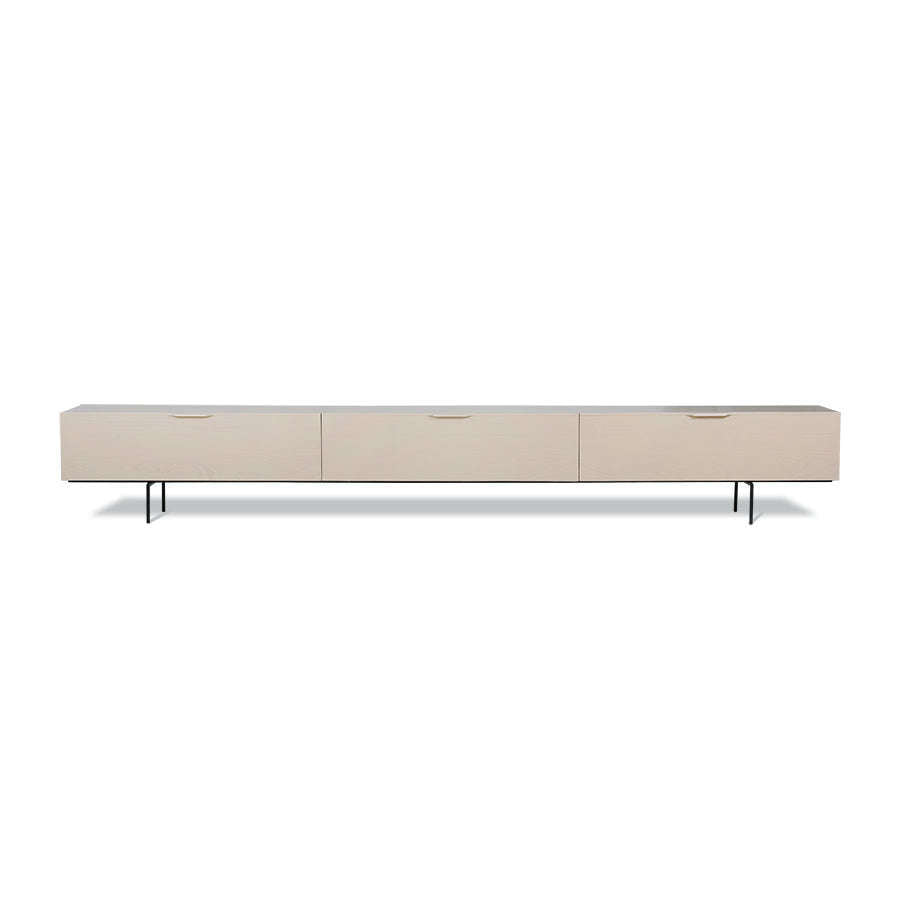 HKliving tv-meubel houtnerf 250 cm zand