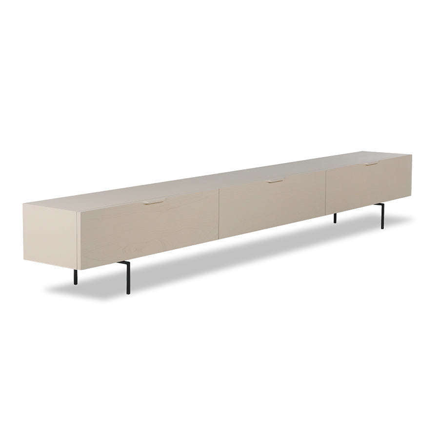 HKliving tv-meubel houtnerf 250 cm zand