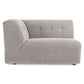 HKliving vint bank: element left 1,5-zits corduroy rib cream
