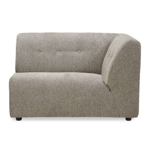 HKliving vint couch element 1,5-zits rechts sneak beige