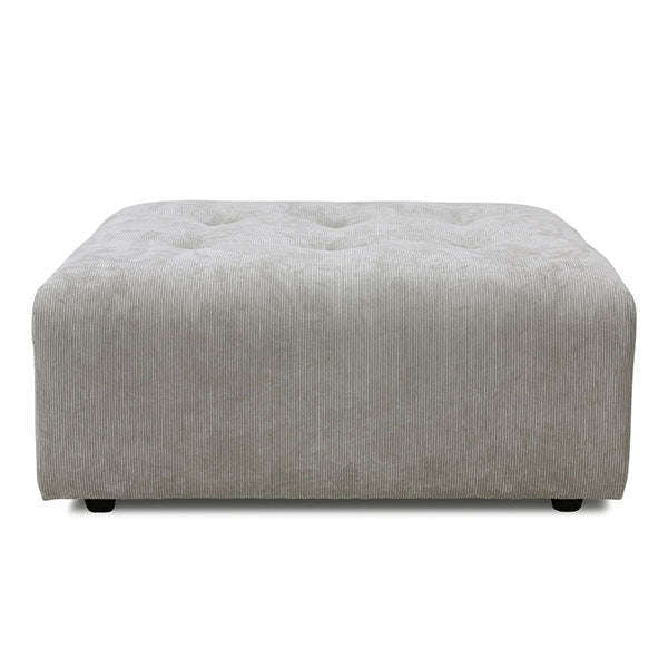 HKliving vint couch element hocker rib cream