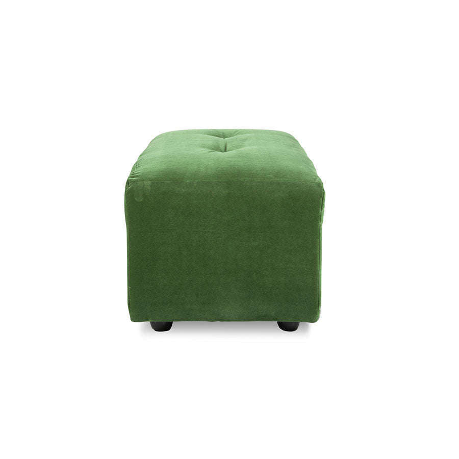 HKliving vint couch element hocker royal velvet S velvet groen