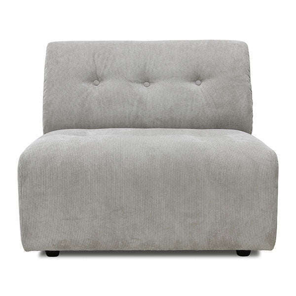 HKliving vint couch element midden rib cream