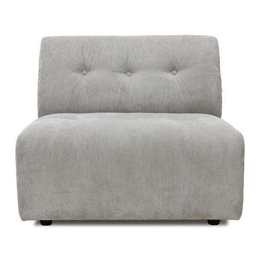 HKliving vint couch element midden rib cream