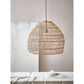 HKliving wicker hanglamp bal naturel M