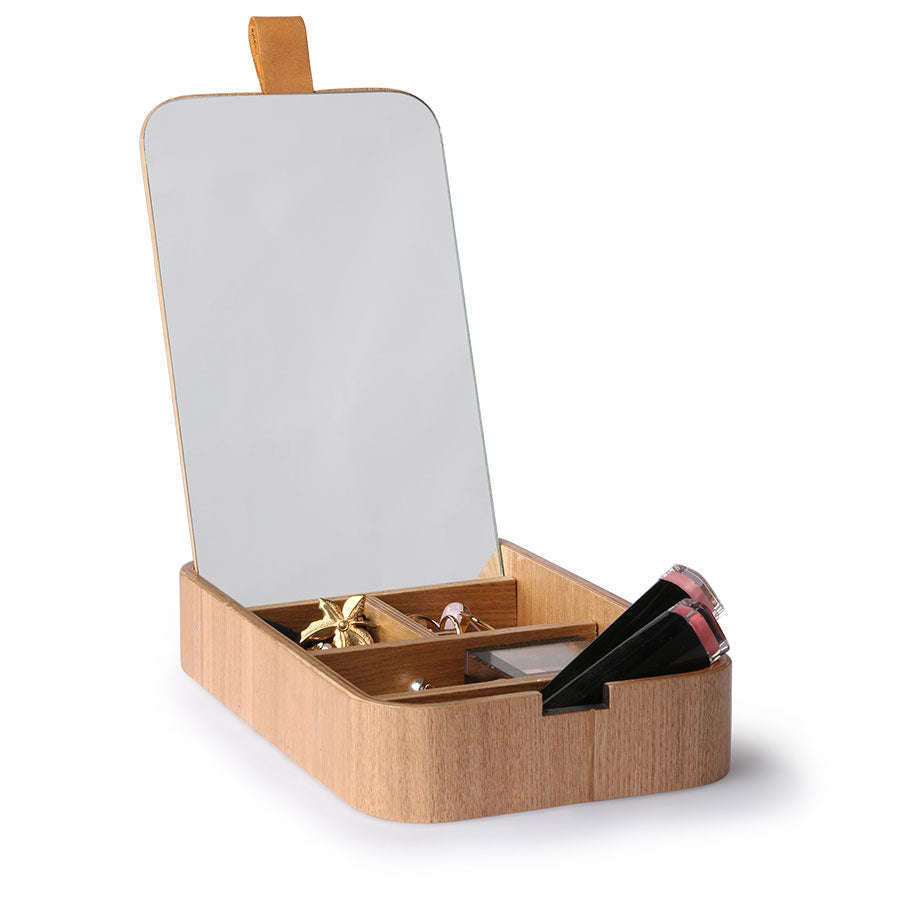 HKliving willow houten spiegel box