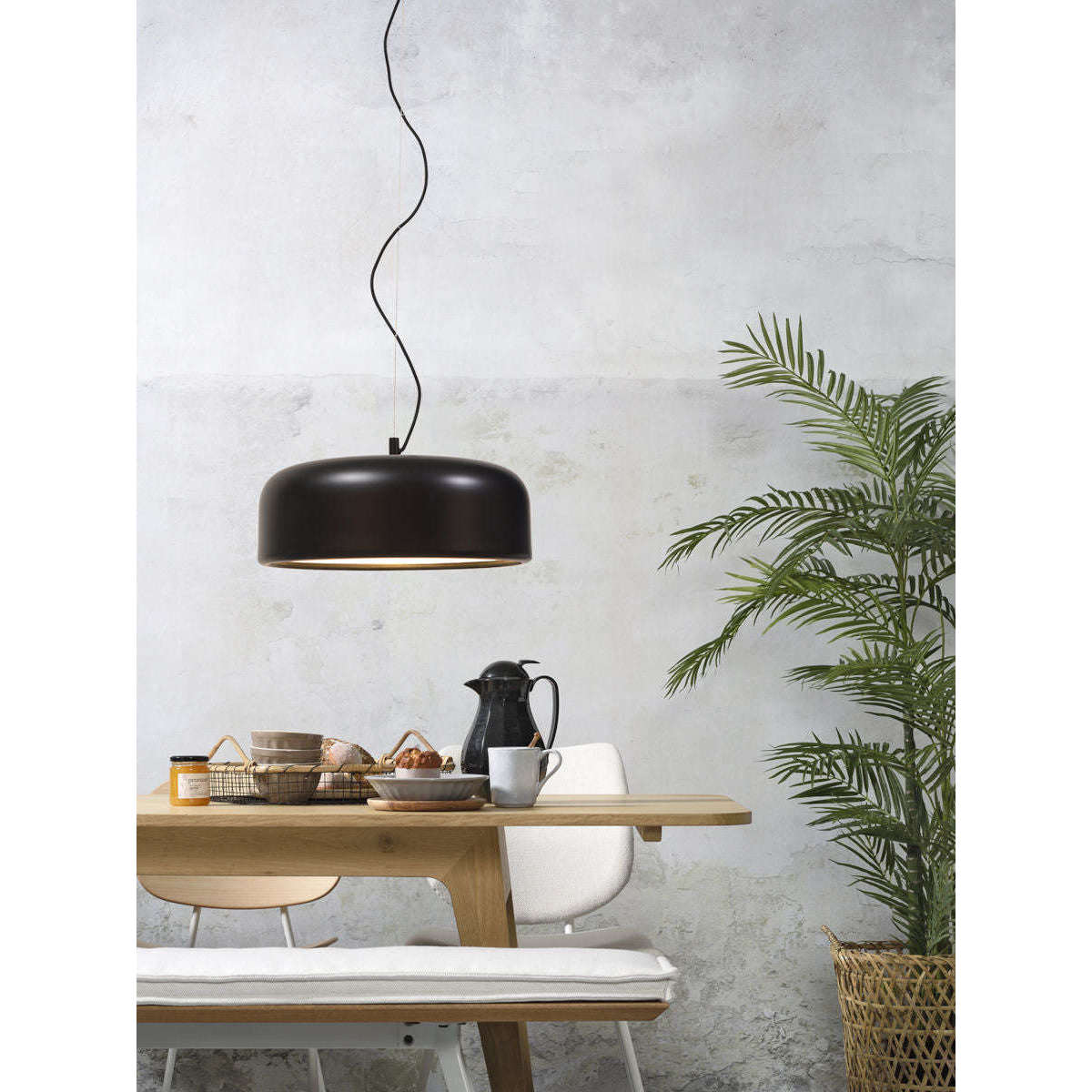 It's about RoMi Hanglamp aluminium Marseille zwart