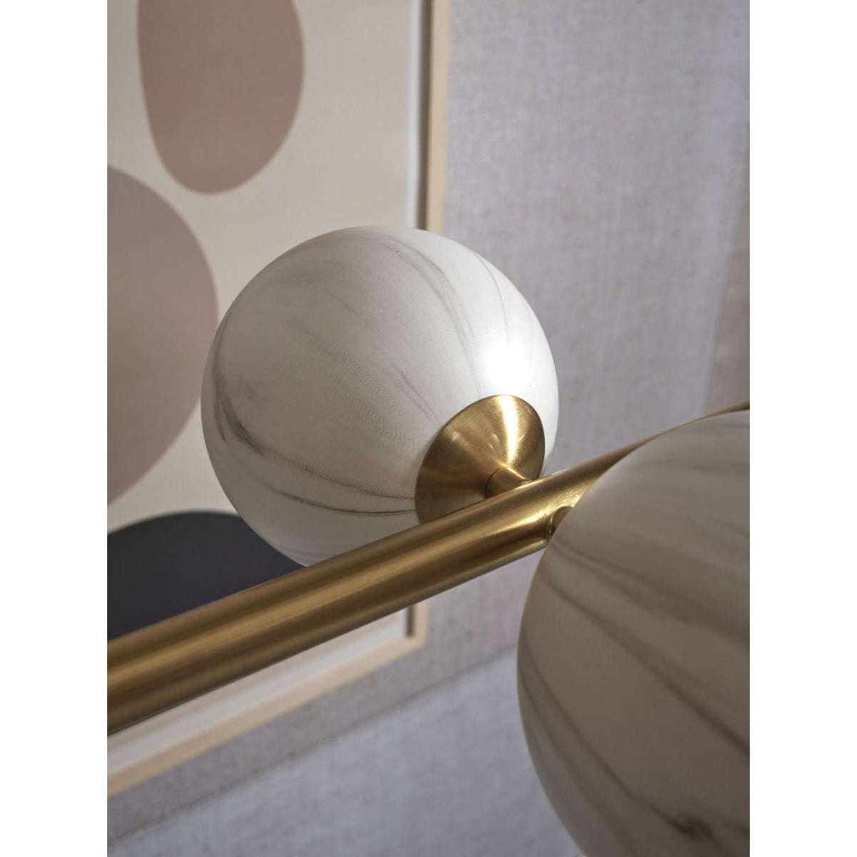 It's about RoMi Hanglamp Carrara 6-bollen goud