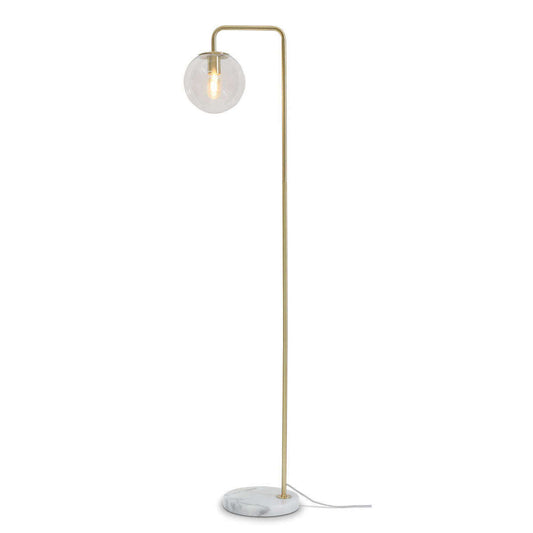 It's about RoMi Vloerlamp ijzer / glas Warsaw goud