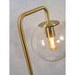 It's about RoMi Vloerlamp ijzer / glas Warsaw goud